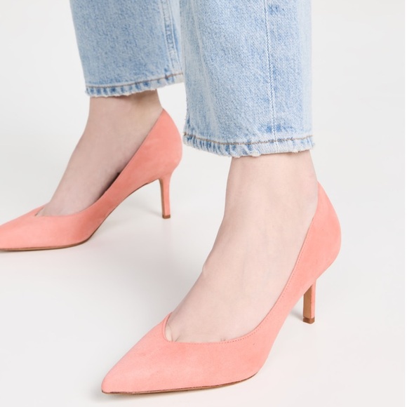 Veronica Beard Lisa Pumps 70mm Heels in Peach in Size 7 - Picture 2 of 13